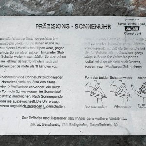 Sonnenuhr in Nürnberg