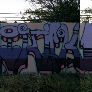 Graffiti von CesarOne.SNC in Avignon(Frankreich), 2016