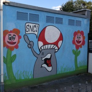Graffiti von CesarOne.SNC in Frankfurt/Main, 2016