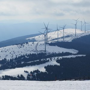 der neue Windpark auf der Pretulalpe
