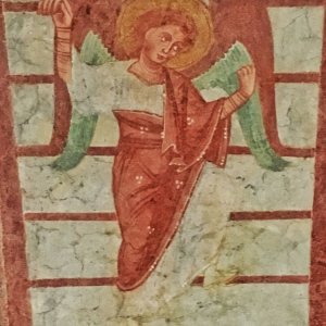 Erzengel auf der Himmelsleiter, St. Nikolaus, Matrei