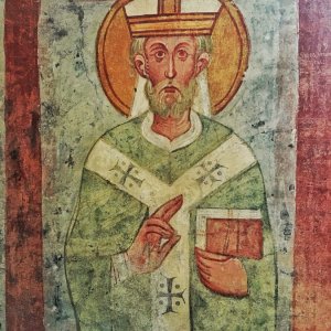 Fresko Hl. Stephan St. Nikolaus, Matrei i.O.