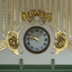 Jugendstil-Uhr