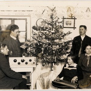 Weihnachtskarte 1930er-Jahre