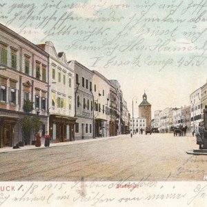 Vöcklabruck, Stadtplatz, um 1905