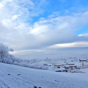 Maria Laach im Raureif