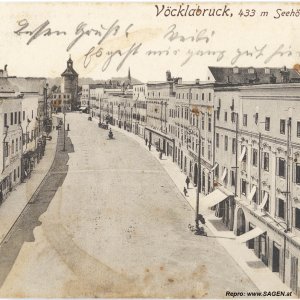 Stadtplatz Vöcklabruck 1908