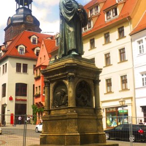 Lutherdenkmal von Eisleben.