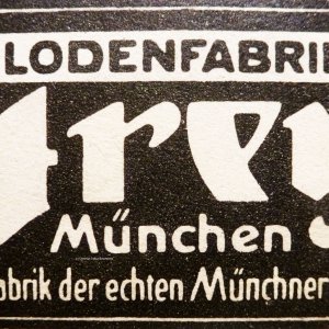 Stadtführer von Lodenfrey als Faltplan mit Logo. 1933-1945