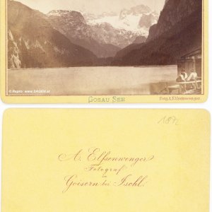A. Elsenwenger - Gosau See 1872