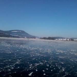 Irrsee vollständig zugefroren 2017 01 29