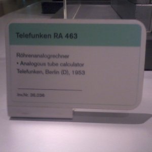 Telefunken RA463 Röhrenrechner_1957_