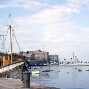 Hafenszene Palermo 1964