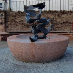 Möwenbrunnen in Aschaffenburg