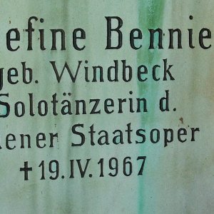 Solotänzerin Josefine Bennier 50. Todestag