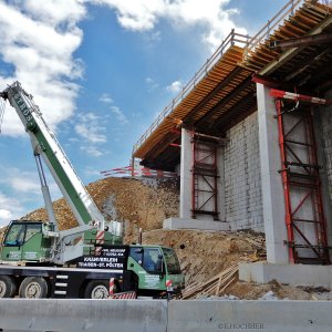 Baustelle Autobahn