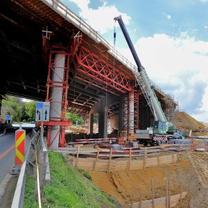 Baustelle Autobahn