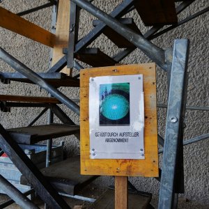 Grünes Licht Baustelle Autobahn