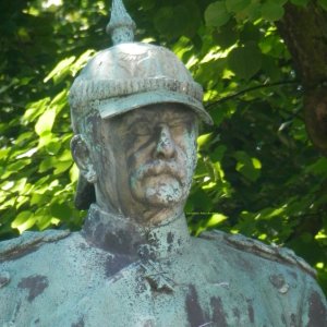 Das Bismarck Denkmal in Altona.