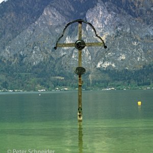 Das Kreuz im Traunsee