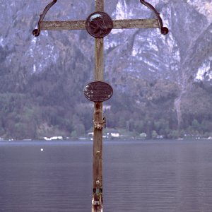 Das Kreuz im Traunsee