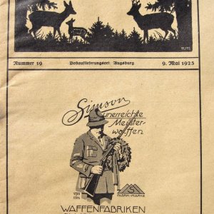 Alte Jagdzeitung 1925