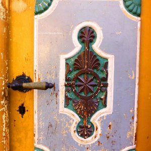 Türschmuck in der Rittergasse.