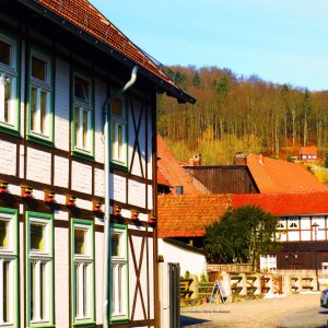 links der Niedergasse, immer wieder ruhige Wege.