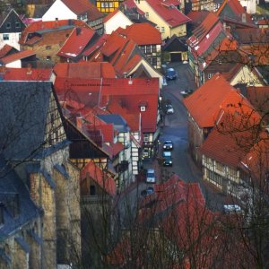 Detailansicht in Stolbergs Stadtmitte.