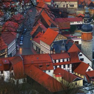 Detailansicht in Stolbergs Stadtmitte.