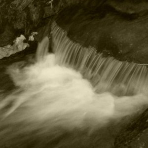 Das rauschende Wasser der Thyra.