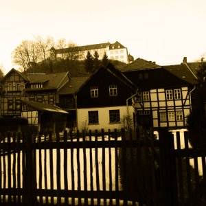 An der Thyra entlang in Stolberg.