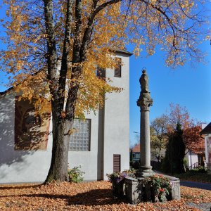 Immaculata-Säule in Weissenalbern