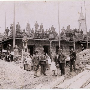 Hausbau, Baustelle