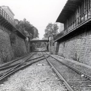 Bahnstrecke bei Wien