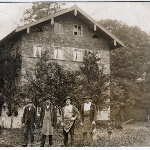 Vier Bauern in Rosenheim