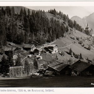 Sommerfrische Kristein, 1200 m, im Kristeintal, Osttirol