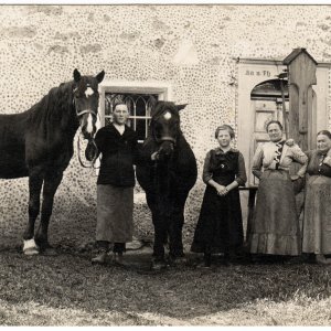 Porträt Bauernfamilie