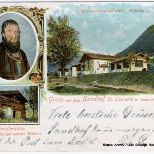 Gruss aus dem Sandhof, St. Leonhard in Passeier, Tirol
