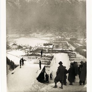 Innsbruck, Berg-Isel-Sprungschanze "Fis" Wettkämpfe 1933