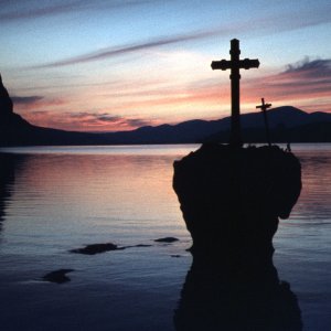 Der Kreuzstein am Mondsee