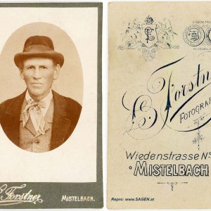 Herrenportrait Atelier Leopold Forstner Mistelbach