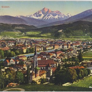 Ansichtskarte: Innsbruck gegen Süden