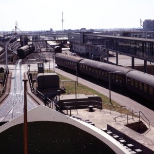 Bahn-Schiff Verladebahnhof in Puttgarden
