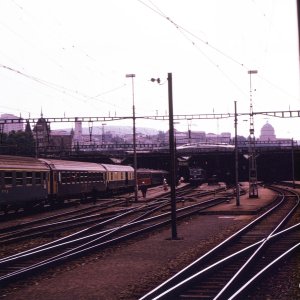 Einfahrt Bahnhof Zürich