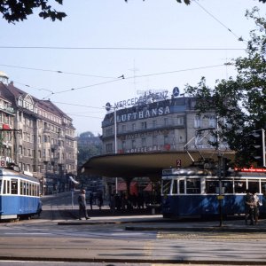 Straßenbahn in Zürich 1965