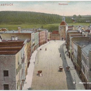 Vöcklabruck, Stadtplatz gegen Norden