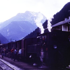 Lok 1 der Zillertalbahn in Mayrhofen