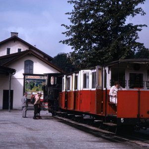 Achenseebahn in Jenbach August 1976