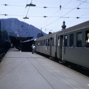 abfahrbereit im Bahnhof Feldkirch